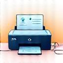 New printer installation service icon