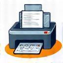 Printer supplies procurement icon